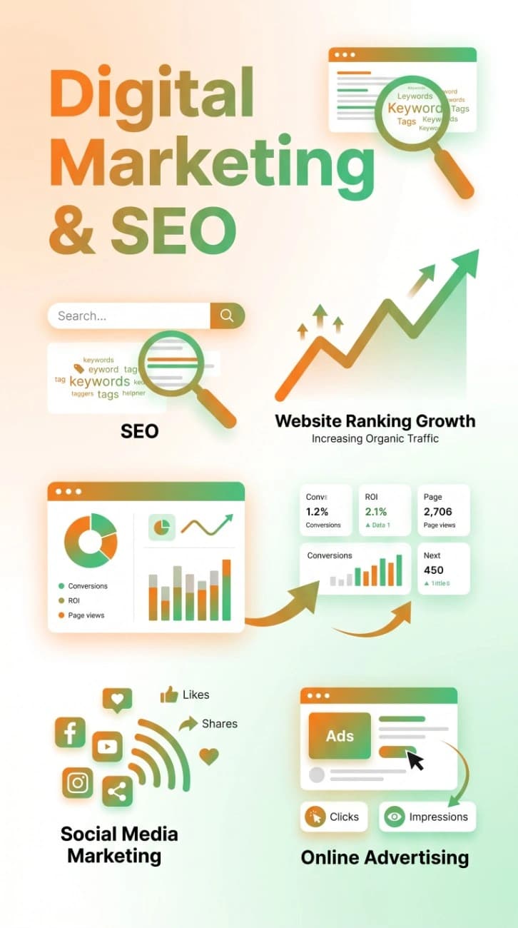 Digital Marketing & SEO Services to Grow Your Business Online