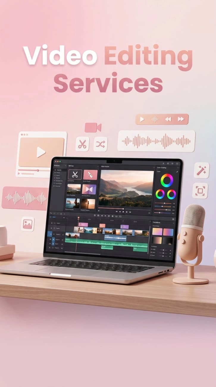 Professional Video Editing Services for YouTube, Social Media & Business Growth